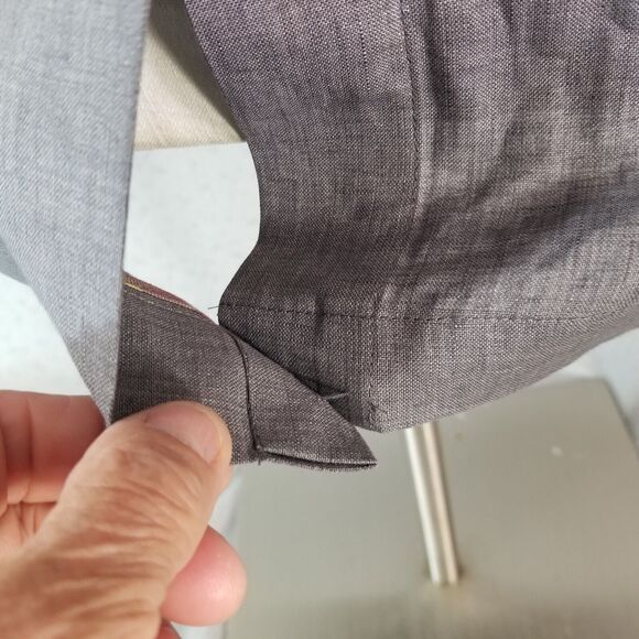 The Territory Ahead Sport Coat Jacket Mens small gray Linen Unstructured preppy - Picture 12 of 15